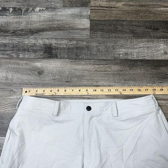 Mack Weldon Shorts Mens XL Light Gray Golf Tennis Cotton Stretch 9" Inseam - Picture 5 of 6